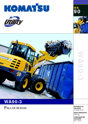 Utovarivači na kotačima Komatsu WA90-3
