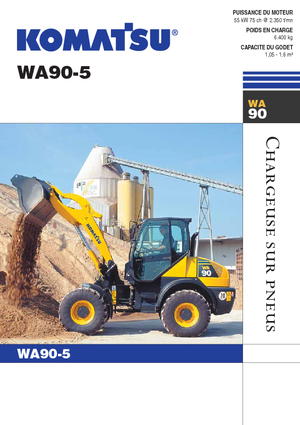 Utovarivači na kotačima Komatsu WA90-5