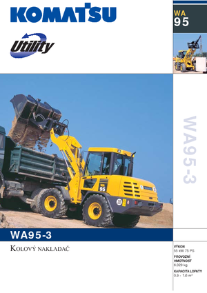 Utovarivači na kotačima Komatsu WA95-3