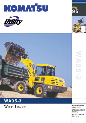 Utovarivači na kotačima Komatsu WA95-3