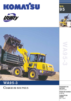 Utovarivači na kotačima Komatsu WA95-3