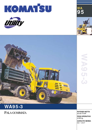 Utovarivači na kotačima Komatsu WA95-3