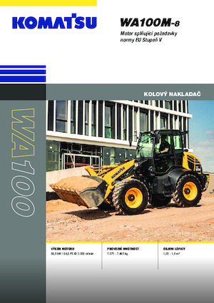 Utovarivači na kotačima Komatsu WA100M-8E0