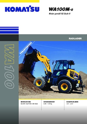 Utovarivači na kotačima Komatsu WA100M-8E0