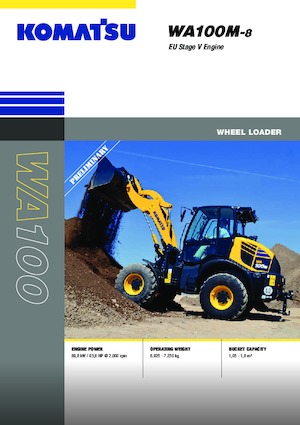 Utovarivači na kotačima Komatsu WA100M-8E0