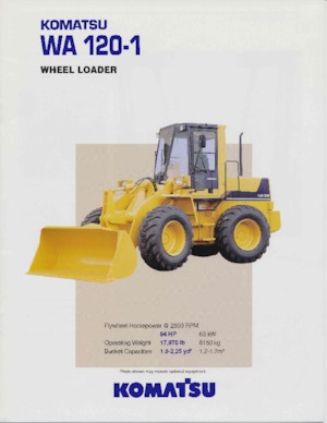 Utovarivači na kotačima Komatsu WA120-1