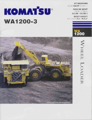 Utovarivači na kotačima Komatsu WA1200-3