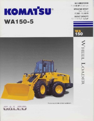 Utovarivači na kotačima Komatsu WA150-5