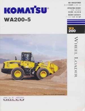 Utovarivači na kotačima Komatsu WA200-5