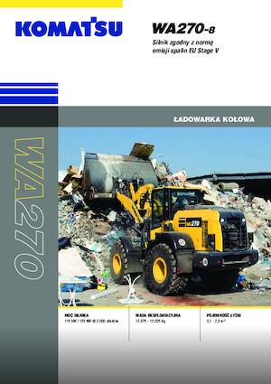 Utovarivači na kotačima Komatsu WA270-8E0