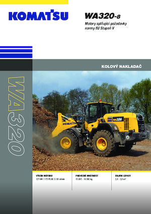 Utovarivači na kotačima Komatsu WA320-8E0