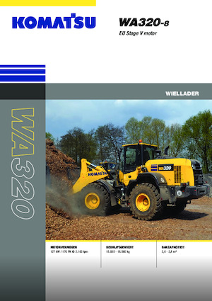 Utovarivači na kotačima Komatsu WA320-8E0