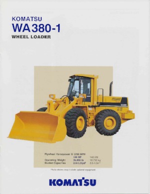 Utovarivači na kotačima Komatsu WA380-1
