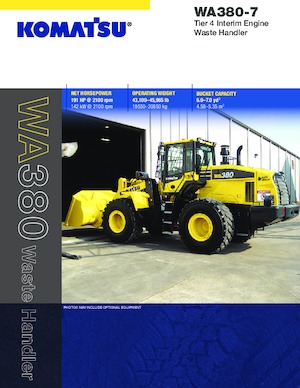 Utovarivači na kotačima Komatsu WA380-7