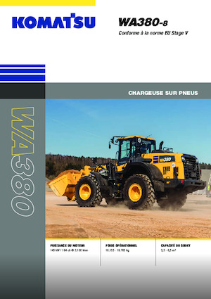 Utovarivači na kotačima Komatsu WA380-8E0