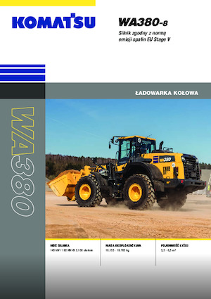 Utovarivači na kotačima Komatsu WA380-8E0