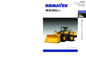 Utovarivači na kotačima Komatsu WA380Z-6