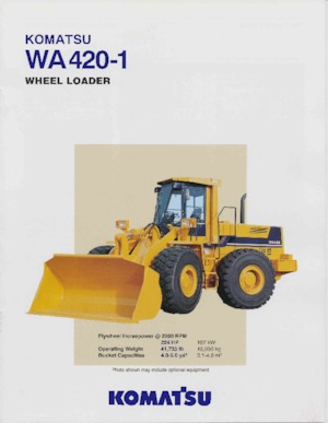 Utovarivači na kotačima Komatsu WA420-1