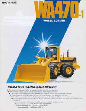 Utovarivači na kotačima Komatsu WA470-1