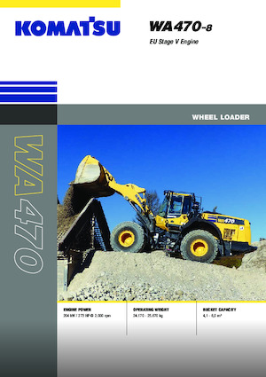Utovarivači na kotačima Komatsu WA470-8E0