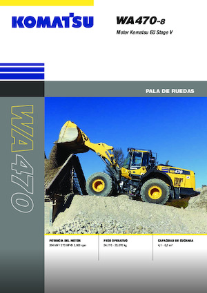 Utovarivači na kotačima Komatsu WA470-8E0