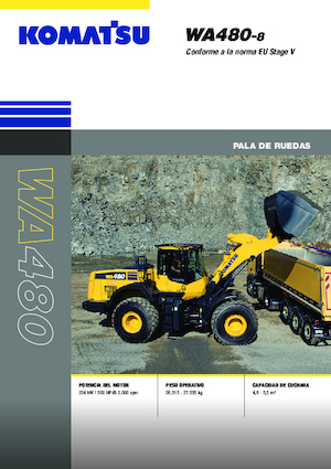 Utovarivači na kotačima Komatsu WA480-8E0