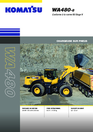 Utovarivači na kotačima Komatsu WA480-8E0