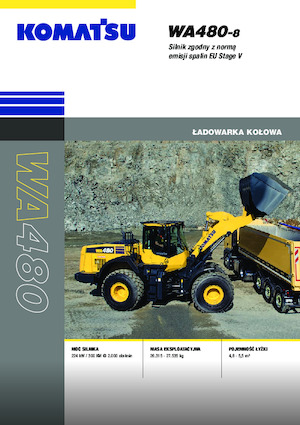 Utovarivači na kotačima Komatsu WA480-8E0
