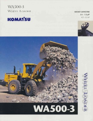 Utovarivači na kotačima Komatsu WA500-3