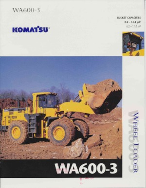 Utovarivači na kotačima Komatsu WA600-3
