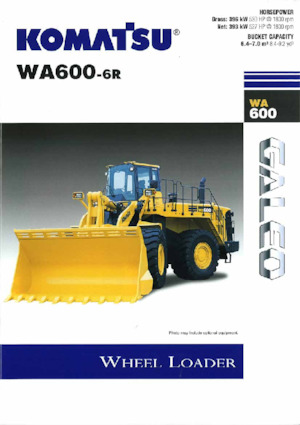 Utovarivači na kotačima Komatsu WA600-6R