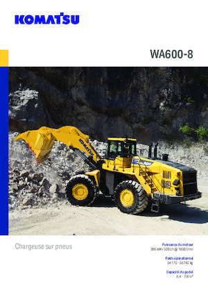 Utovarivači na kotačima Komatsu WA600-8E0