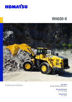 Utovarivači na kotačima Komatsu WA600-8E0