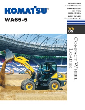 Utovarivači na kotačima Komatsu WA65-5
