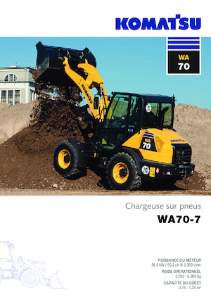 Utovarivači na kotačima Komatsu WA70-7 