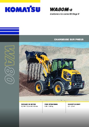 Utovarivači na kotačima Komatsu WA80M-8E0
