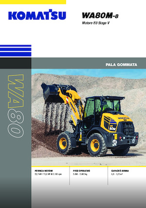 Utovarivači na kotačima Komatsu WA80M-8E0