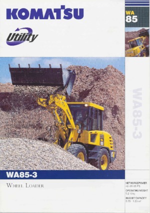 Utovarivači na kotačima Komatsu WA85-3