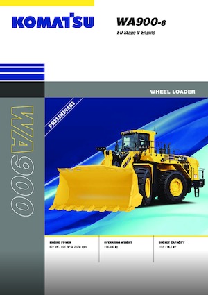 Utovarivači na kotačima Komatsu WA900-8E0