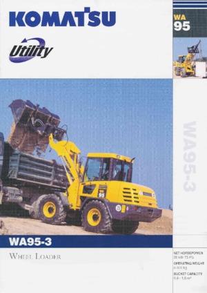 Utovarivači na kotačima Komatsu WA95-3