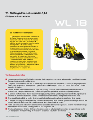 Utovarivači na kotačima Wacker Neuson WL 18