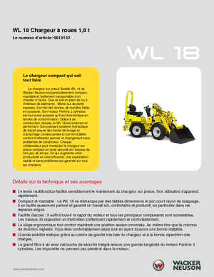 Utovarivači na kotačima Wacker Neuson WL 18