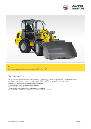 Utovarivači na kotačima Wacker Neuson WL 37