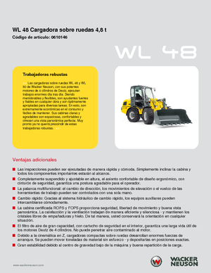 Utovarivači na kotačima Wacker Neuson WL 48