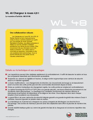 Utovarivači na kotačima Wacker Neuson WL 48
