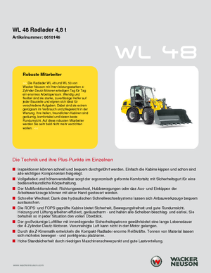 Utovarivači na kotačima Wacker Neuson WL 48