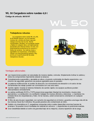 Utovarivači na kotačima Wacker Neuson WL 50