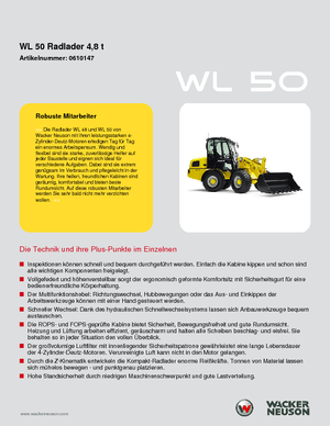 Utovarivači na kotačima Wacker Neuson WL 50