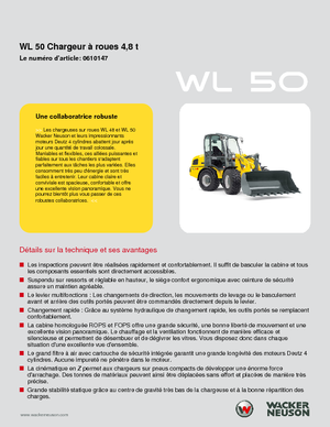 Utovarivači na kotačima Wacker Neuson WL 50