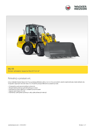 Utovarivači na kotačima Wacker Neuson WL 55